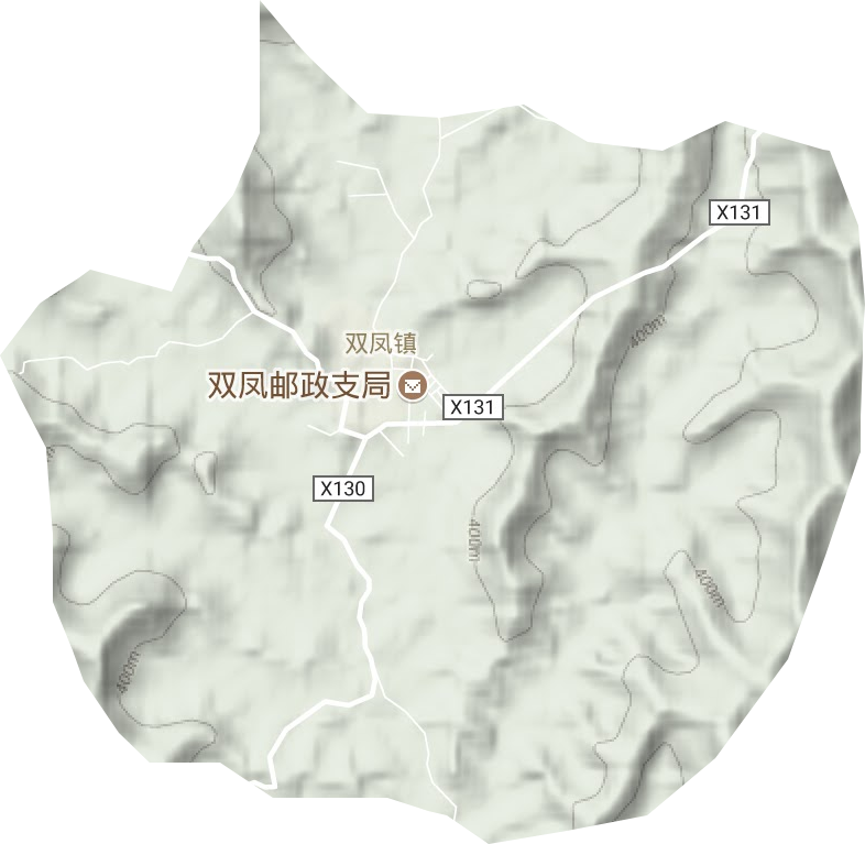 双凤镇地形图