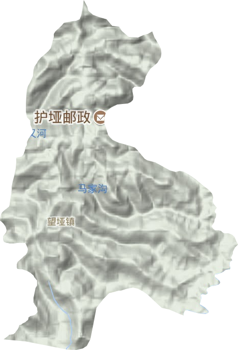 望垭镇地形图
