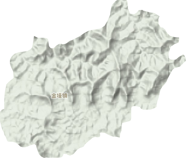 金垭镇地形图