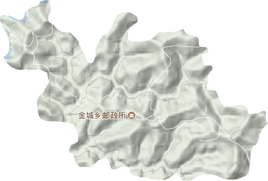 金城乡地形图