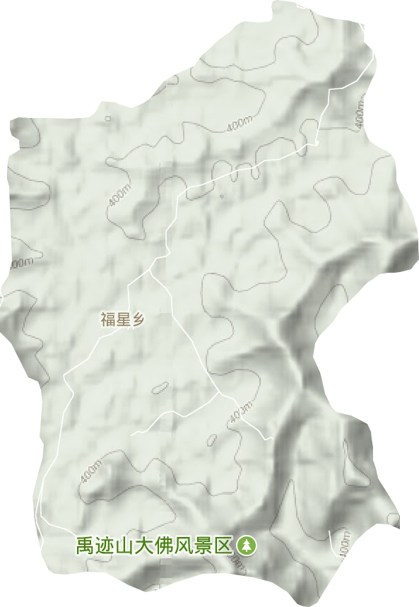 福星乡地形图