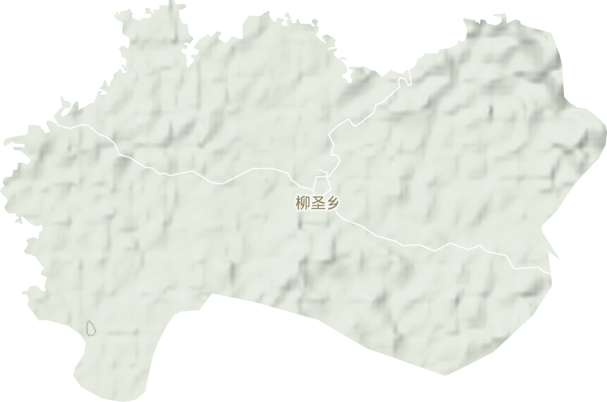 柳圣乡地形图