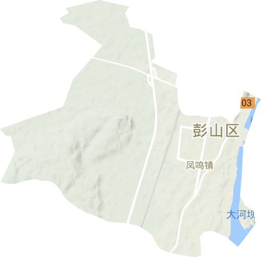 凤鸣镇地形图
