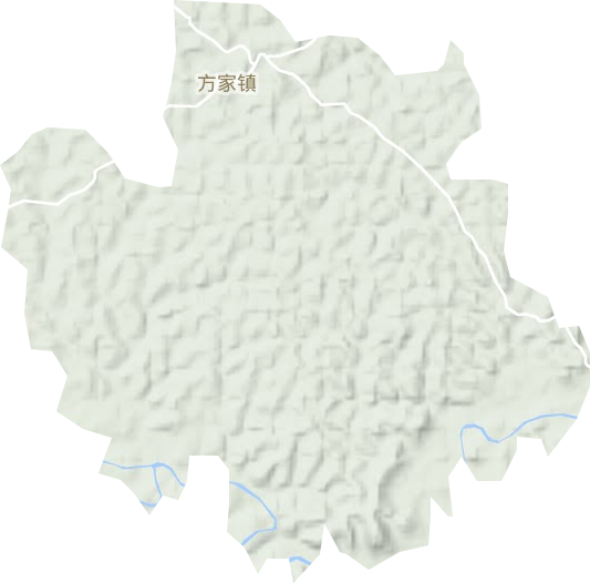 方加镇地形图