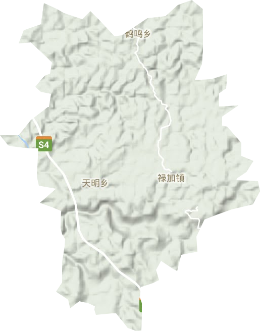 禄加镇地形图