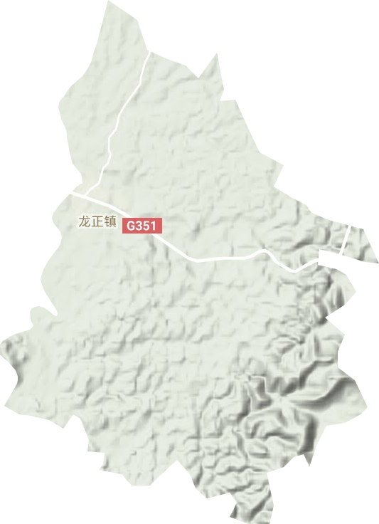 龙正镇地形图