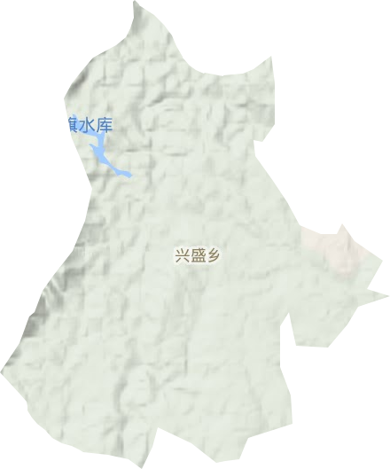 兴盛镇地形图