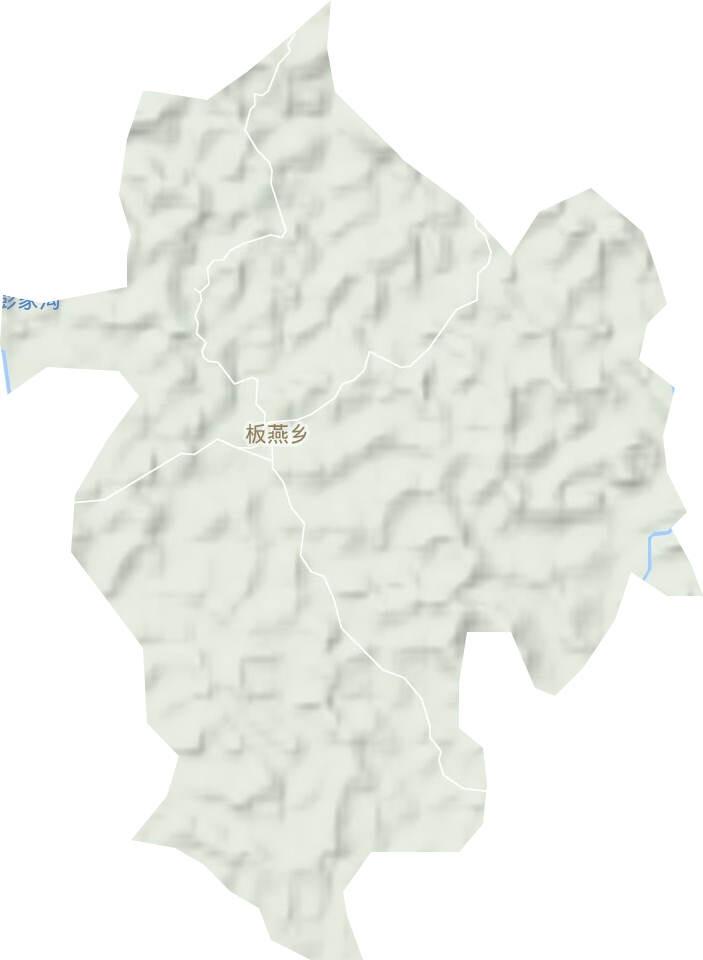 板燕乡地形图