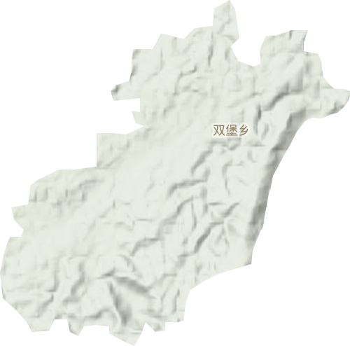 双堡乡地形图