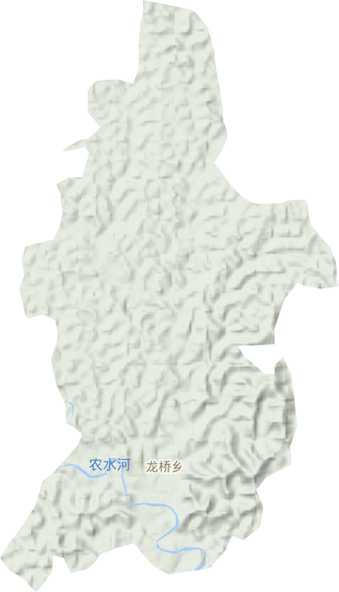 龙桥乡地形图