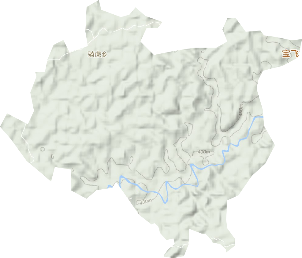凤陵乡地形图