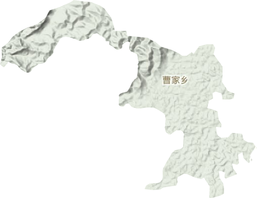 曹家乡地形图