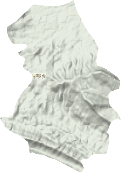 铜锣乡地形图