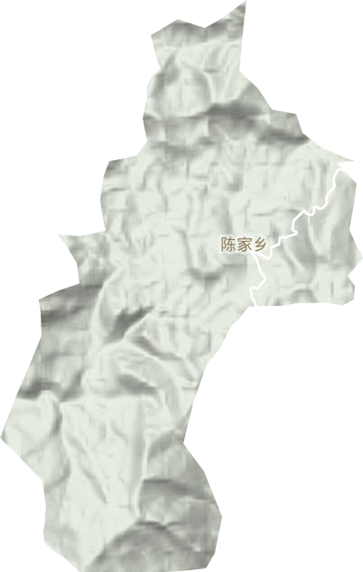 陈家乡地形图