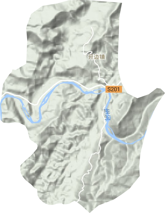 君塘镇地形图