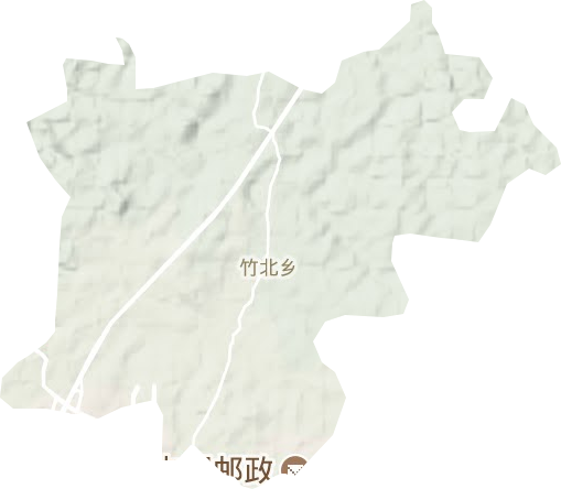 竹北乡地形图
