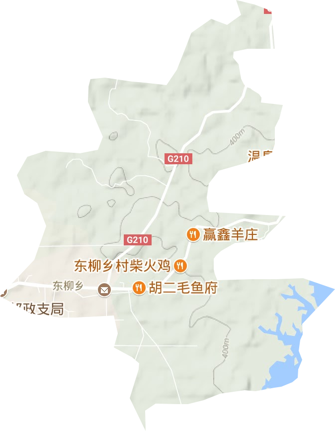 东柳乡地形图