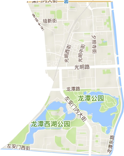 龙潭街道地形图