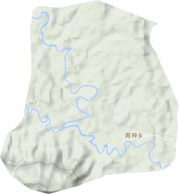青神乡地形图
