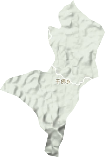 千佛乡地形图