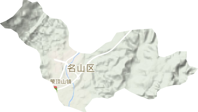蒙阳镇地形图