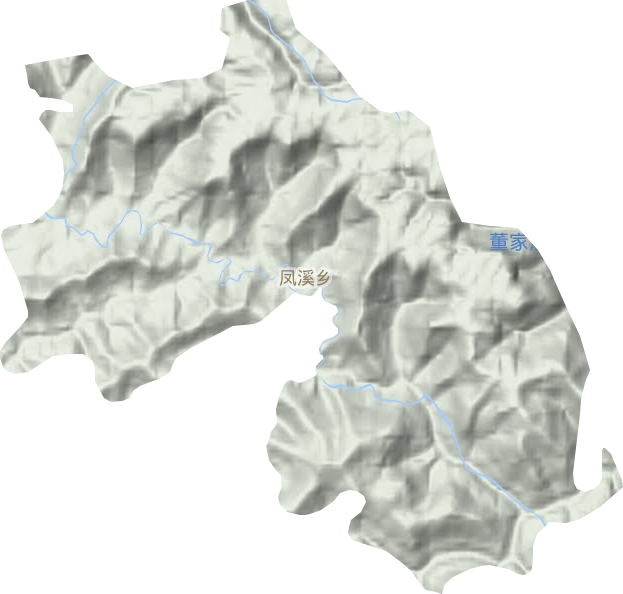 凤溪乡地形图