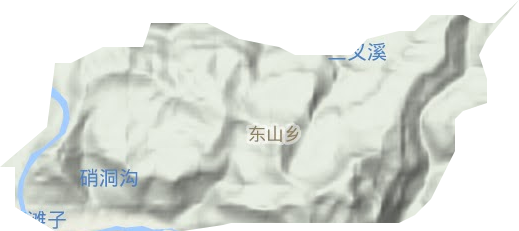 东山乡地形图
