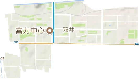 双井街道地形图