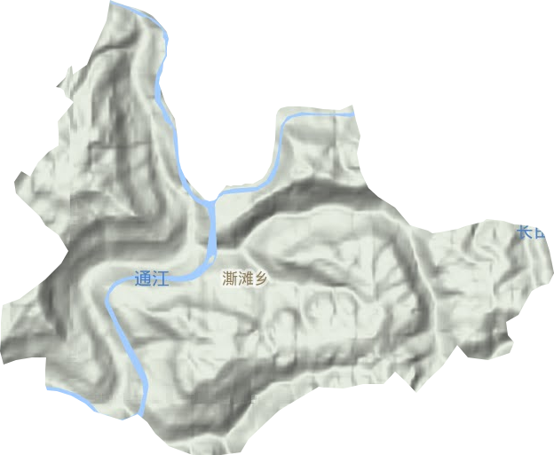 澌滩乡地形图
