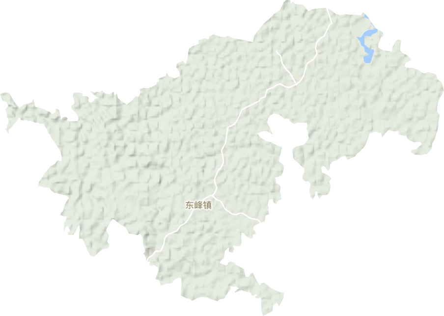 东峰镇地形图