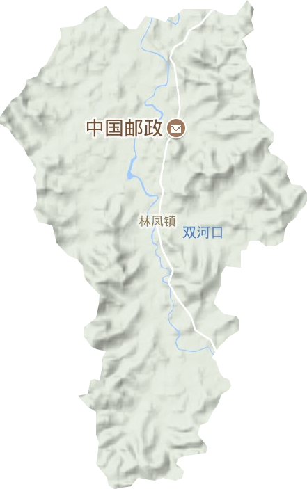 林凤镇地形图