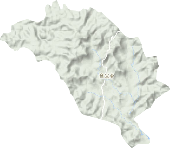 合义乡地形图
