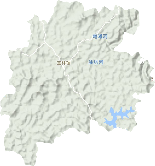 宝林镇地形图