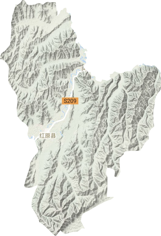 邛溪镇地形图