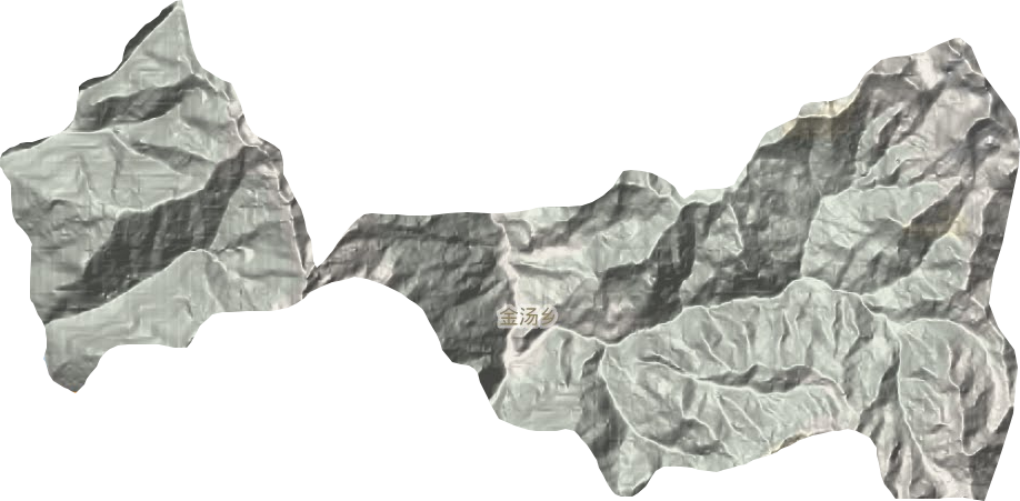 金汤镇地形图