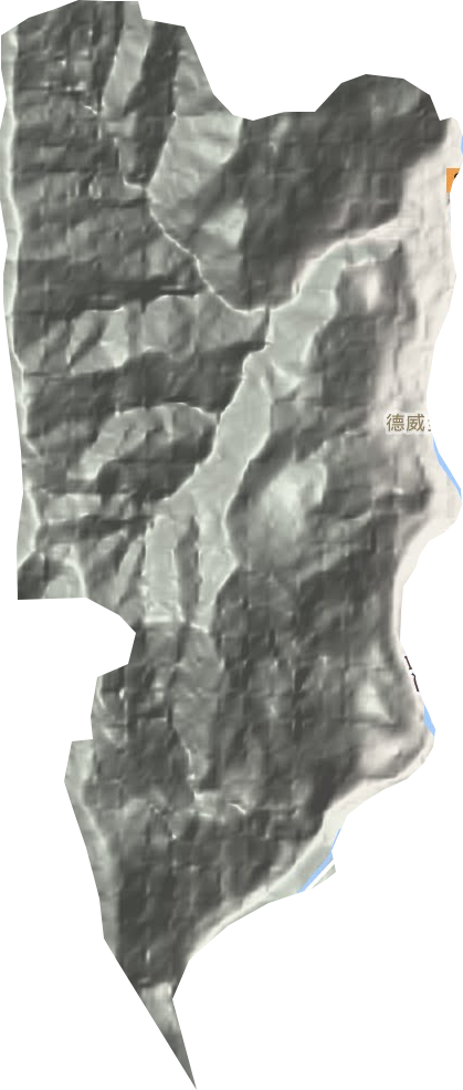 德威乡地形图