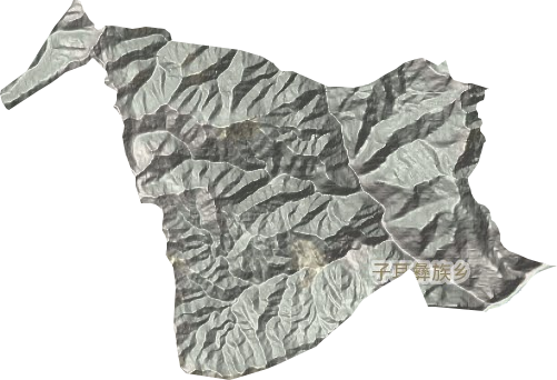 子耳彝族乡地形图
