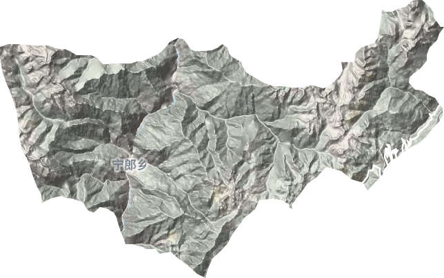 宁朗乡地形图