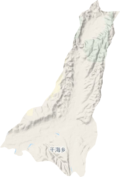 干海乡地形图
