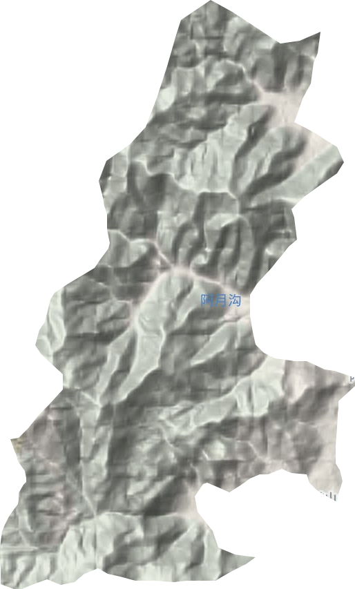 前山乡地形图