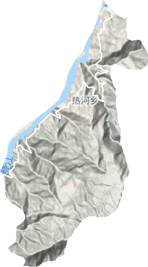 热河乡地形图