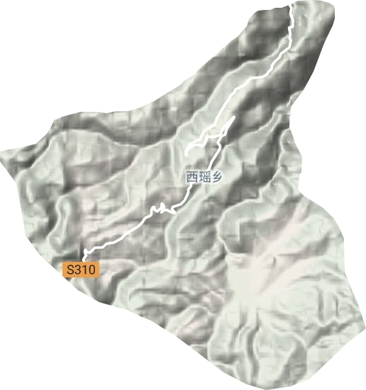 西瑶乡地形图