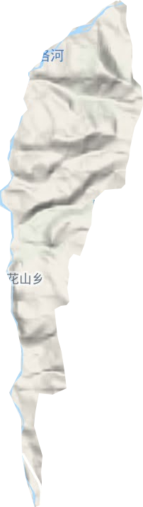 花山乡地形图