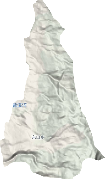东山乡地形图
