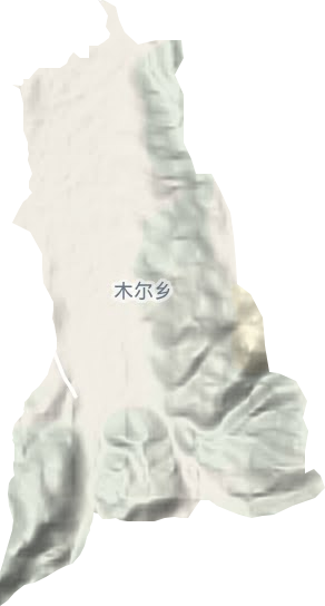 木尔乡地形图