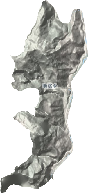 地洛乡地形图