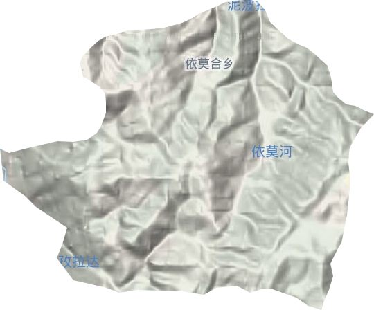 依莫合乡地形图