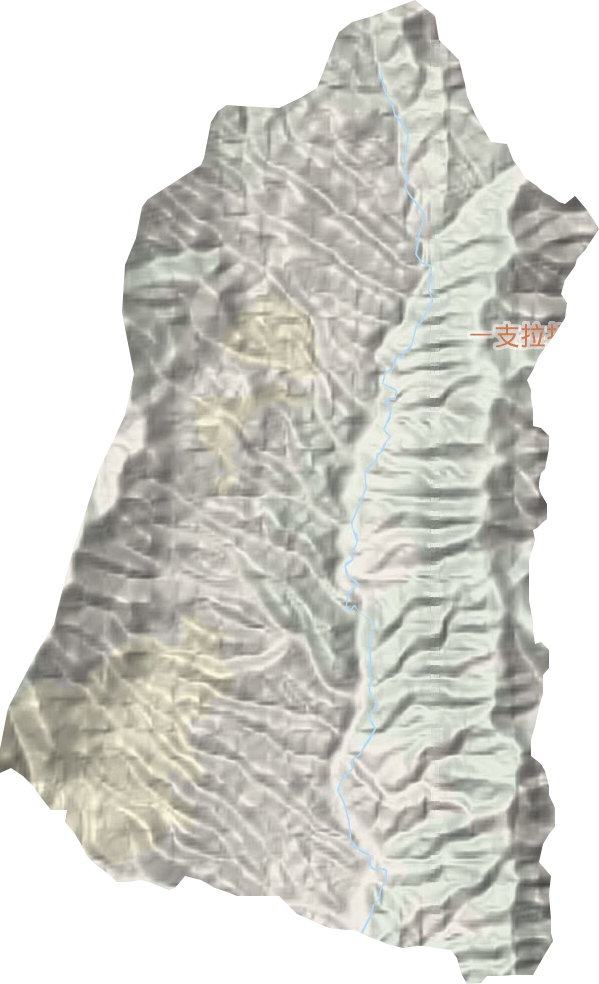 三岗乡地形图