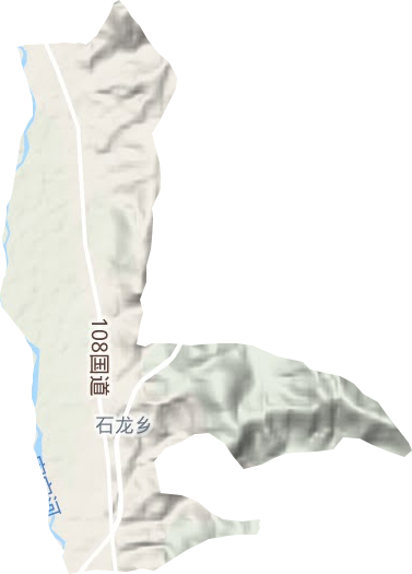石龙镇地形图