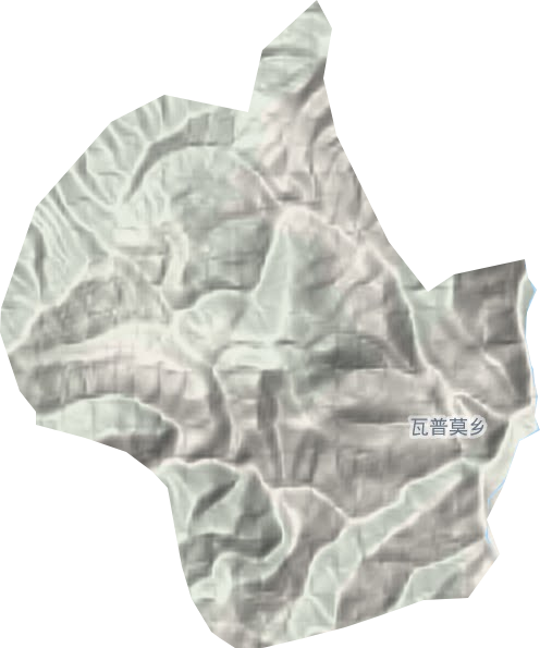瓦普莫乡地形图